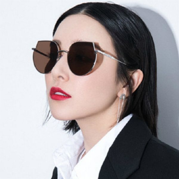 

metal reflective eye sun glasses for women sunglasses gafas 2020 brand designer cat brand vintage sunglasses women, White;black