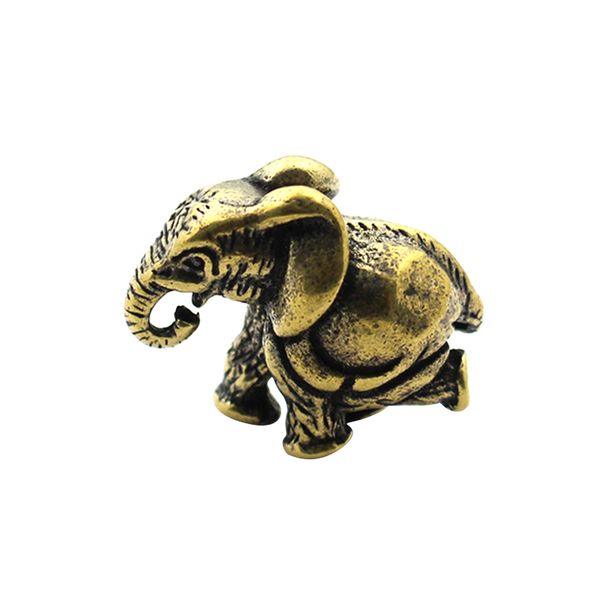 

luck miniature home decoration brass ornaments display statue elephant shape
