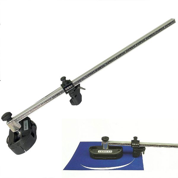 

40cm for kt board pvc board manual cutting ruler cut round tools positioning cutting ruler track woodworking tools