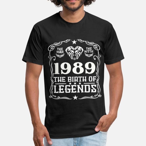 

легенды 1989 тенниски мужчину настройка с коротким рукавом s-3xl outfit интересной комфортная весной семьи рубашка, White;black