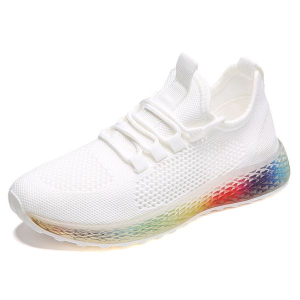 

summer women casual sneakers fashion breathble vulcanized shoes white lace up tenis feminino zapatos de mujer, Black