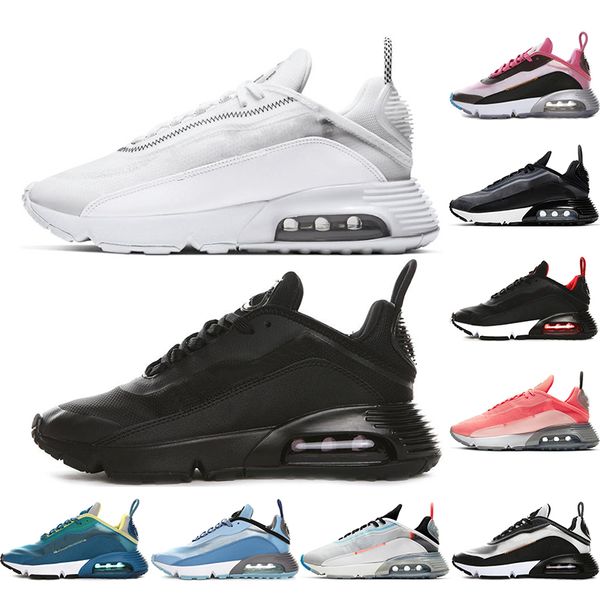 

selling 2090 running shoes light blue pure platinum white with black symbol mens trainers athletics knit sport sneakers 36-45