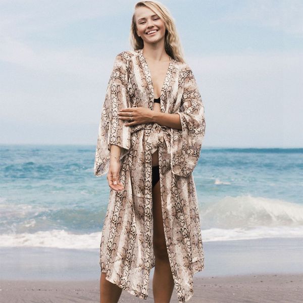 

women's swimwear bikini cover-ups cotton tunic boho printed summer beach dress elegant women plus size wear swim suit cover up q1107, White;black