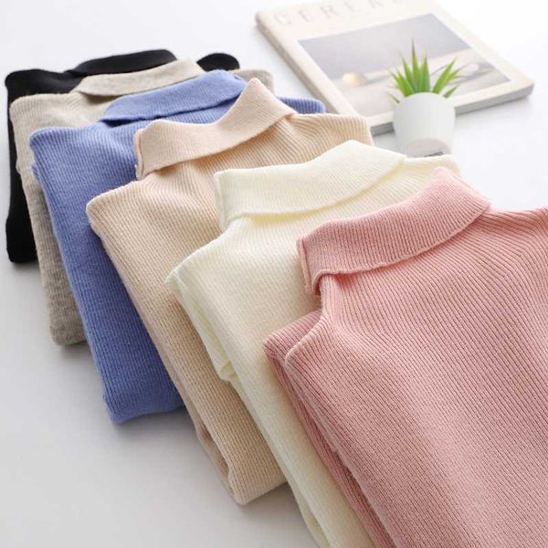 

blsqr 2020 autumn winter candy color sweater women knitted ribbed pullover sweater turtleneck slim jumper soft warm pull femme, White;black