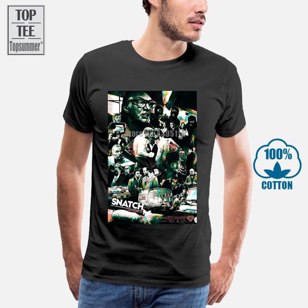 

snatch v5 t shirt о фильме черных всех размеров s 5xl хлопок мода для мужчин майка