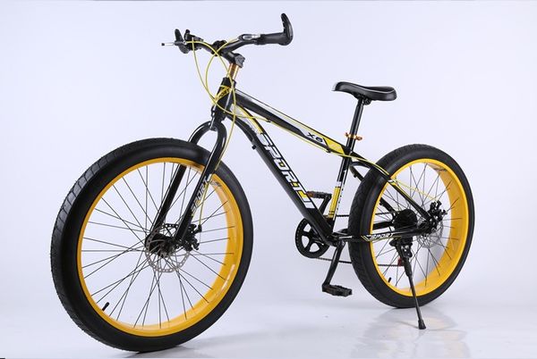 

26-inch atv variable speed shock absorber bicycle double butterfly brake wide tire snowmobile mountain bike wholesale