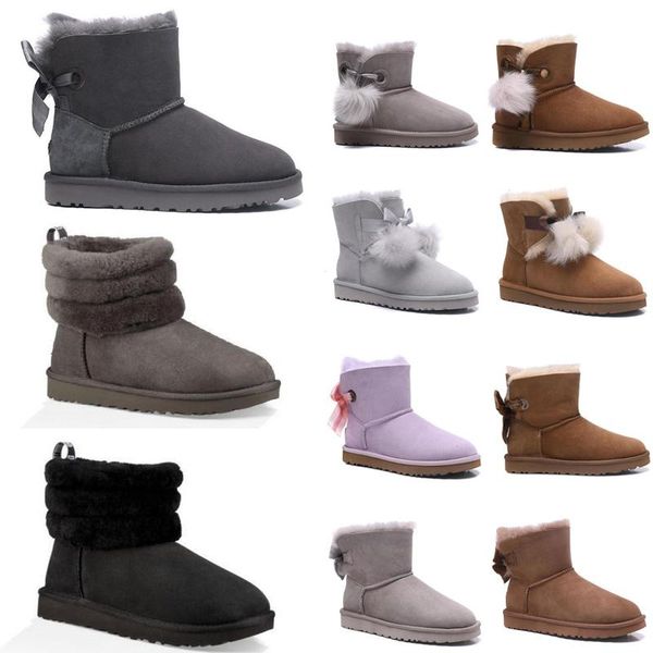 

2020 new australia women fashion snow boots winter boot mini ladies mini ankle classic girls womens triple navy boots brown size 36-40 zrrg#, Black