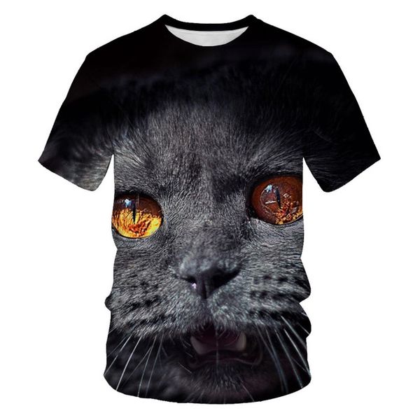 

new cute cat cartoon print kawaii female 3d print shirts humor kawaii hippie men clothing
