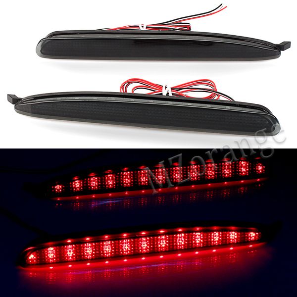 

2x 24 led car rear bumper reflector brake srunning light black for 6 03-08 for 6 atenza sport mazdaspeed