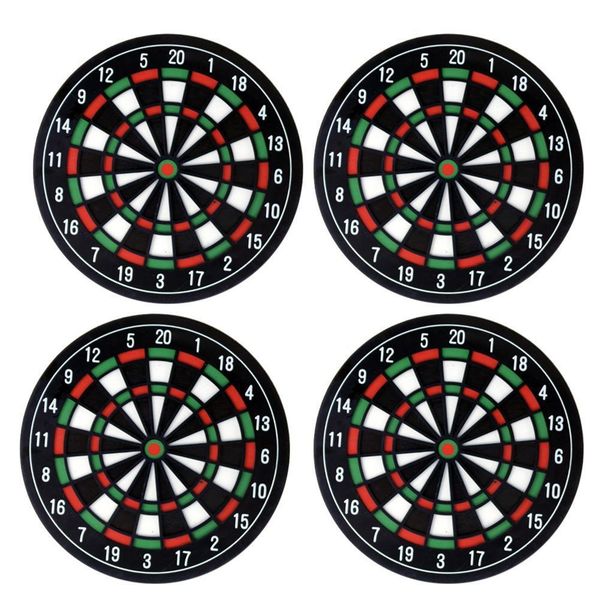 

8pcs coasters beverage mats spot mat the drink hit round board bottle dart bullseye board beer cup dart cup home2001 rtrvn