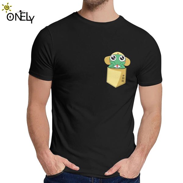 

for man t shirt keroro anime sgt frog slim popular round neck retro la camiseta