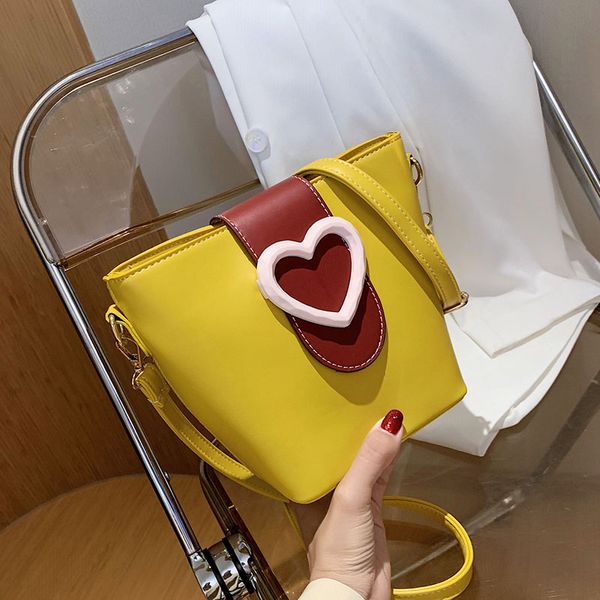 

2020 popular new wild fashion shoulder bag crossbody bucket bag summer casual panelled women purse and handbags sac a main