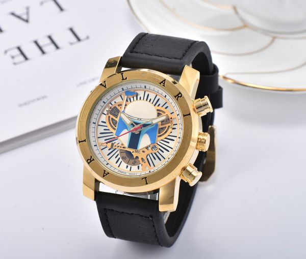 

daydate men quartz watch stainless steel military quality european american automatic date professional men watch all dial chronograph, Slivery;brown