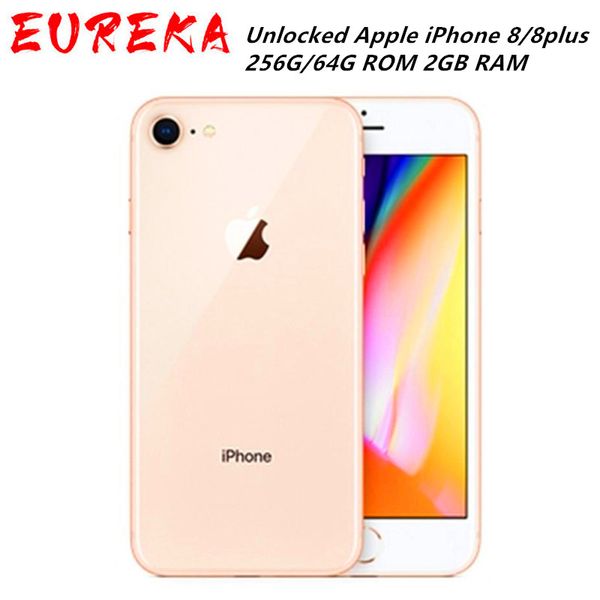 Telefono cellulare Apple iPhone 8/8plus LTE sbloccato 256G/64G ROM 2GB RAM Hexa Core 12.0MP 5.5