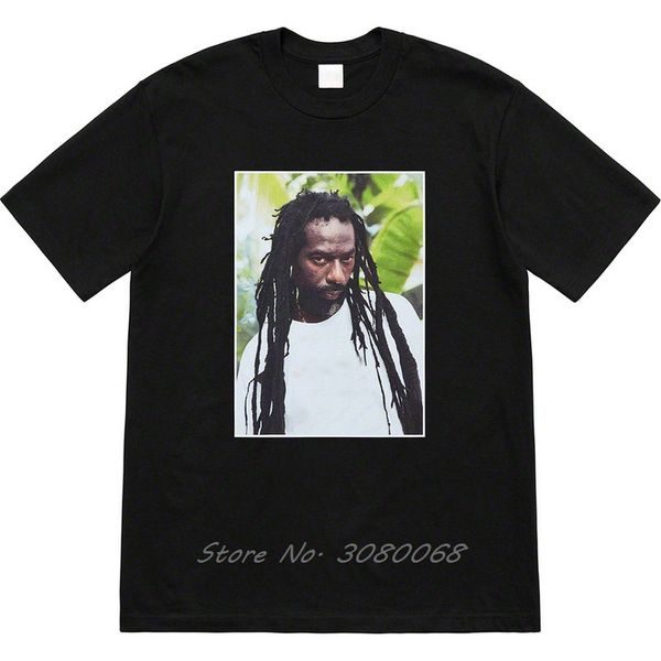 

buju banton t-shirt men women couples tees sureme rapper back letters printed cotton t shirt men