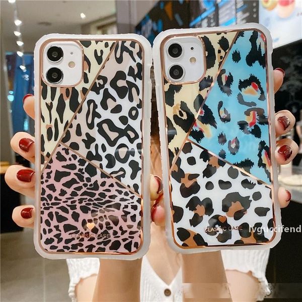 

fashion leopard phone case for iphone 11 11 pro max x xr xs max 6 6s 7 8 plus soft imd shockproof back cover