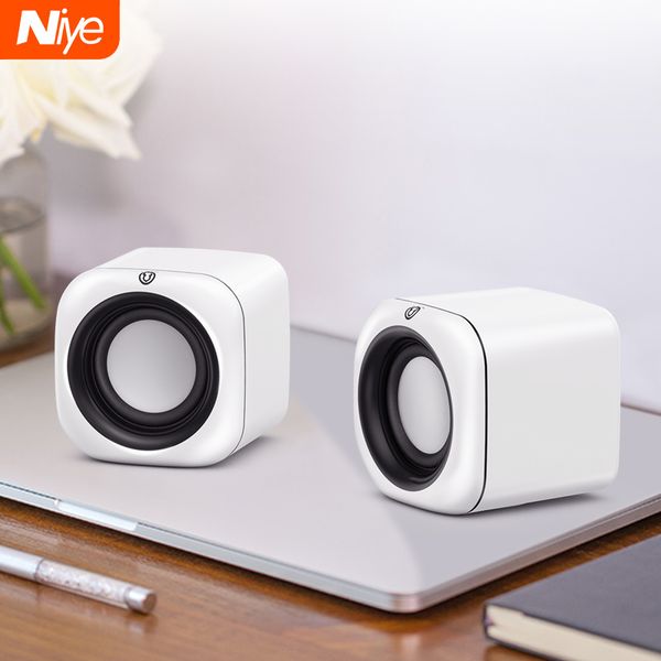 

computer speaker mini usb protable speakers 4d stereo bass sound subwoofer music player for pc lapmultimedia loudspeaker