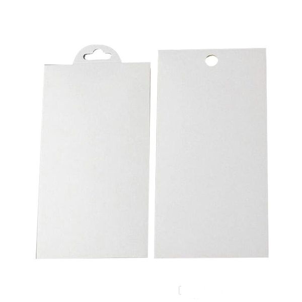 

custom blank paper packaging for tempered glass for iphone 8 8plus retail universal white envelope packaging