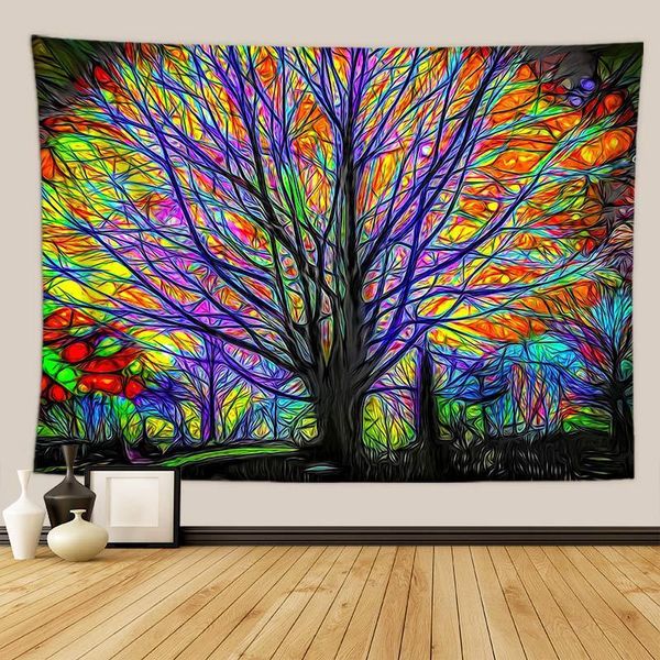 

blanket tai chi mandela wall hanging tapestry psychedelic pattern yoga throw beach throw carpet hippie home decor wall tapestry