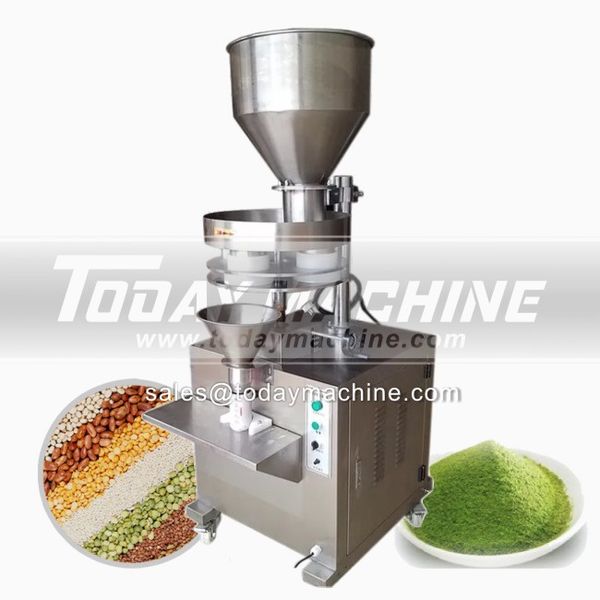 

full automatic volumetric cup filler metering grain sugar packing machine