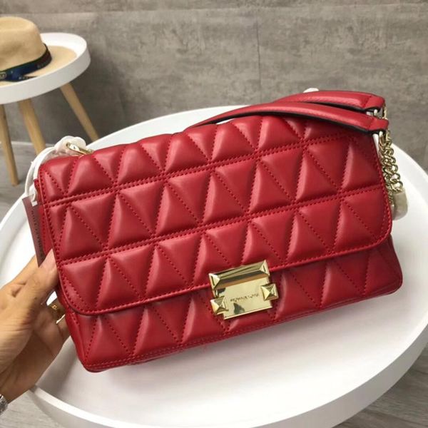 

2021j new luxury design ladies handbag shoulder bag envelope bag wild fashion leather metal texture chain ladies crossbody bag
