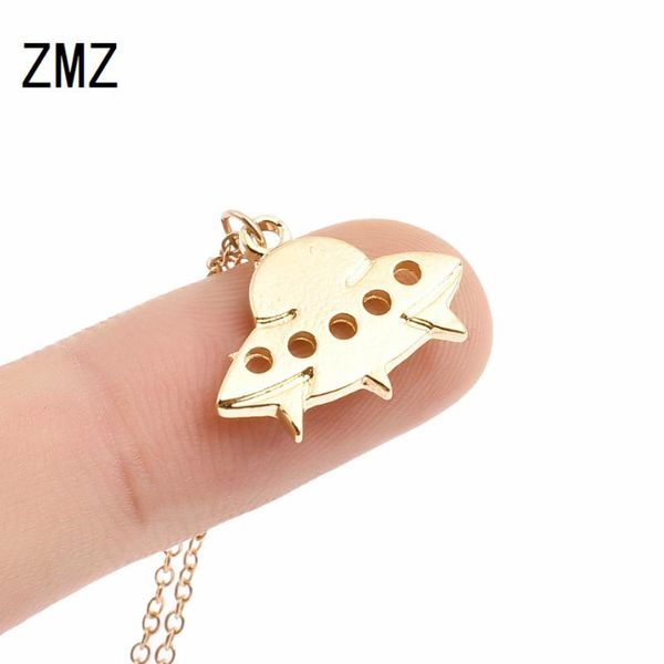 

zmz 2020 europe/us fashion ufo pendant creative jewelry for girls girlfriend gift party jewelry, Silver