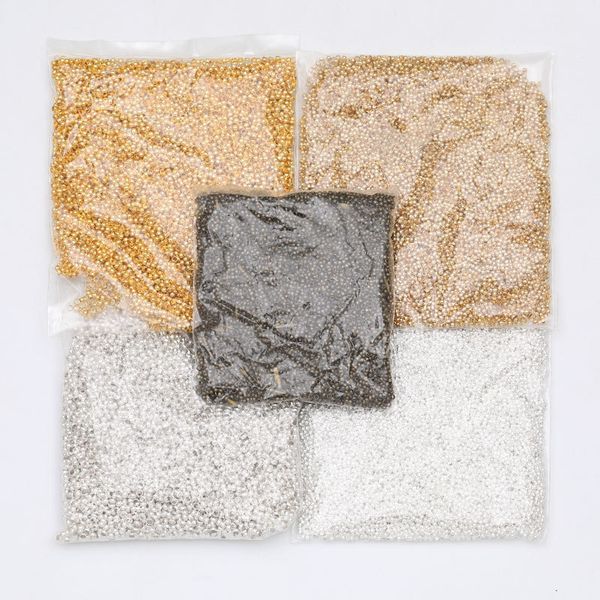 

500pcs dia 2mm-4mm copper crimp ball end beads metal gold /silver big hole ser spacer beads for jewelry making findings