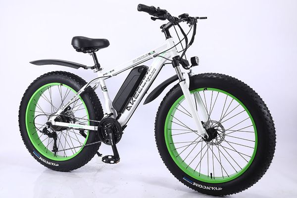

26 inch 27 speed 4.0 inch aluminum alloy snow frame mountain bike lithium battery 36v350 10ah electric bicycle