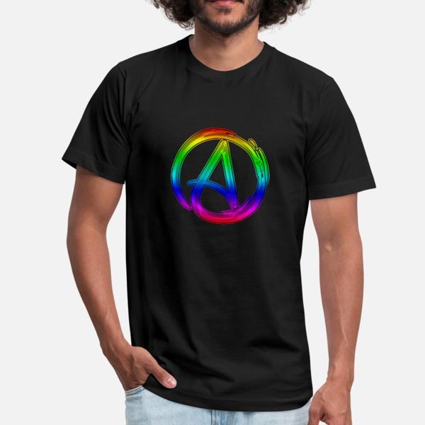 

атеист lgbtq гордость 1 тенниска мужчины печать с коротким рукавом круглый воротник тонкий sunlight новая мода лето unique рубашку