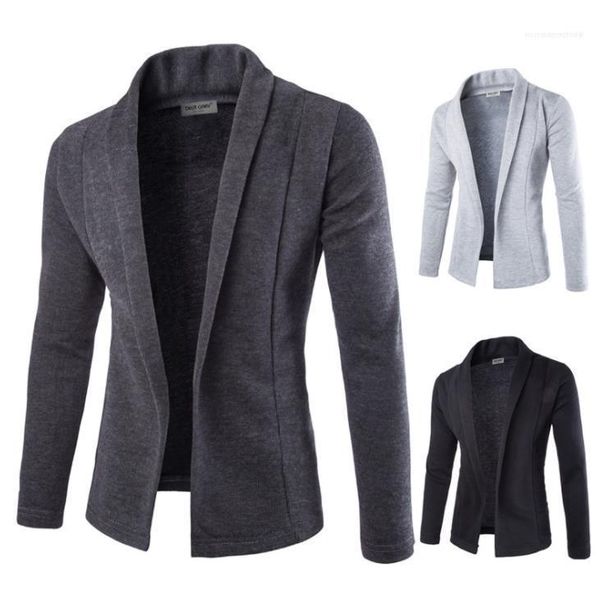 

v-neck slim fit sweater sweatshirts mens knitted casual cardigans autumn spring, Black