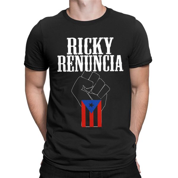 

new design ricky renuncia shirt por puerto rico politic scandal men t-shirt