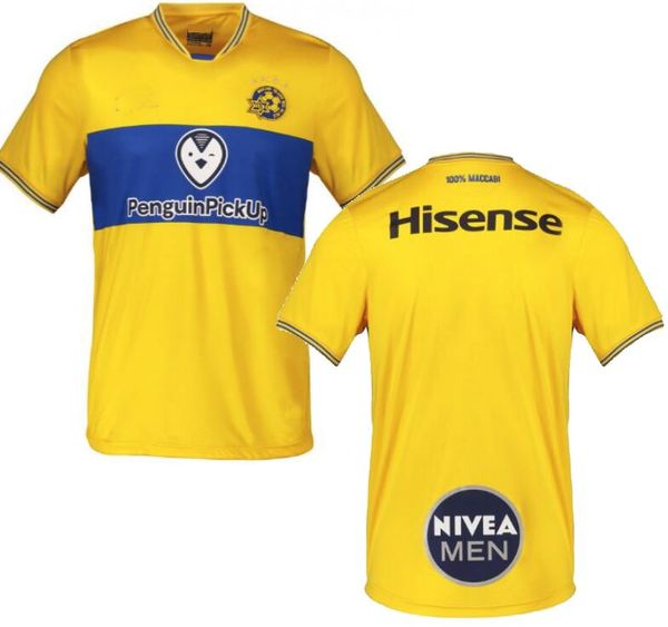 

new 2020 2021 maccabi tel-aviv home cohen israel outfit football zahavi tel aviv ofoedu micha soccer jerseys 20 21 hebrew man football shirt, Black