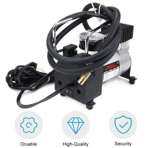 

new portable mini air compressor electric tire infaltor pump 12 volt car 12v psi