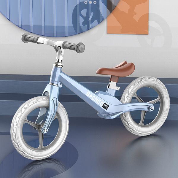 

children balance bike bicycle magnesium alloy body pu wheel race rotating handlebars scooter ride on car toys for kids