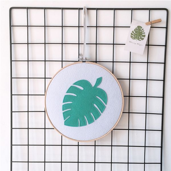 

nordic style handmade kids room wall decoration wooden felt hanging ornament