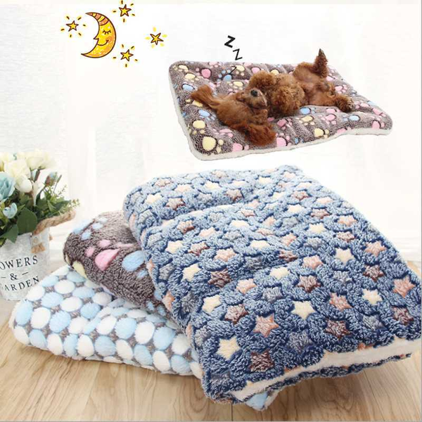 

kennels & pens winter warm dog bed soft fleece pet blanket cat litter puppy sleep mat lovely mattress cushion for small and large dogs 5 siz