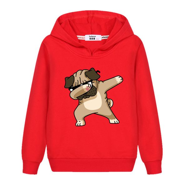 

девушки новые моды прилагая hoodie дети осень хлопок dab пальто baby boy забавный мультфильм фуфайки 3-14t детский топы печатные одежда 2009, Black