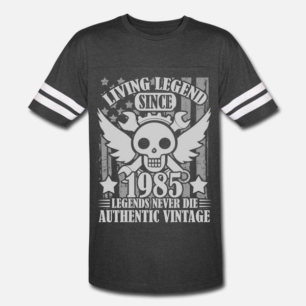

living 1985 1 t shirt men printed 100% cotton plus size 3xl clothes loose breathable spring standard shirt