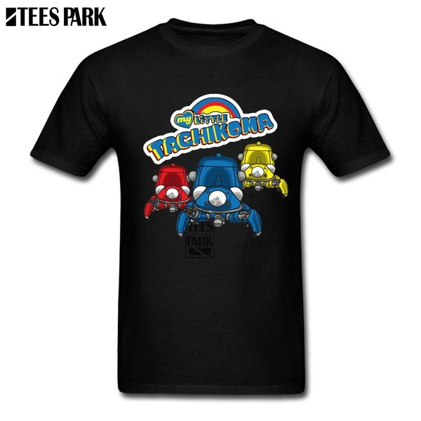 

my little tachikoma ghost in the shell vintage tees teenage natural cotton short sleeve t-shirt new style tee shirts