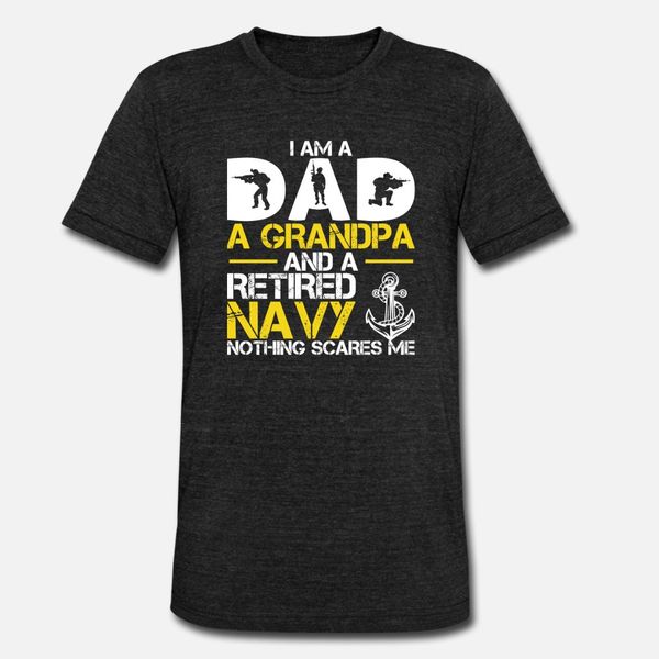 

я папа дедушка и отставная navy тенниски мужчины характер хлопок s-xxxl одежда сумасшедшая аутентичная весна письмо рубашка
