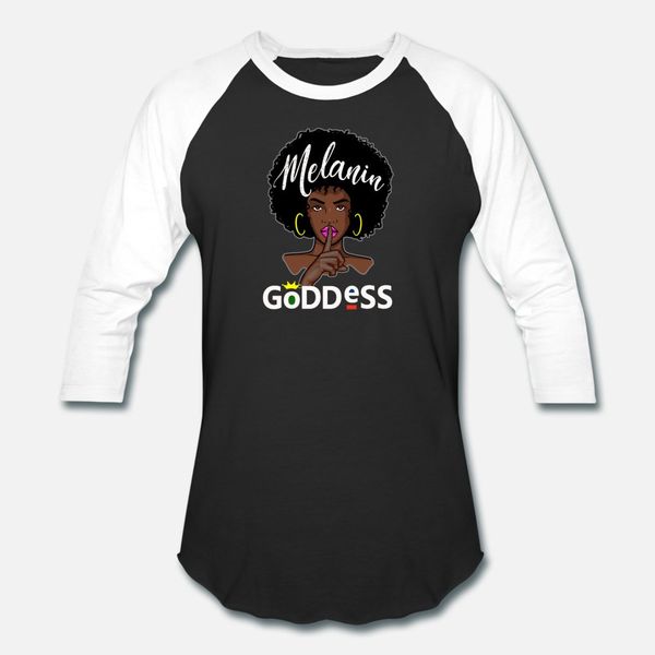 

melanin goddess t shirt men designer short sleeve crew neck formal cute basic summer kawaii shirt