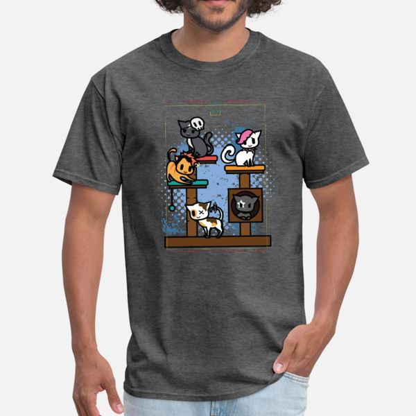 

cute kawaii cat gang t shirt men character tee shirt euro size s-3xl family gift new fashion spring unique shirt
