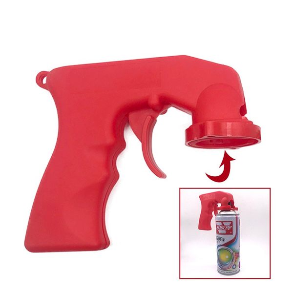 

universal aerosol spray gun handle plastic paint spray adaptor full grip handle trigger airbrush for car paint care polish tools
