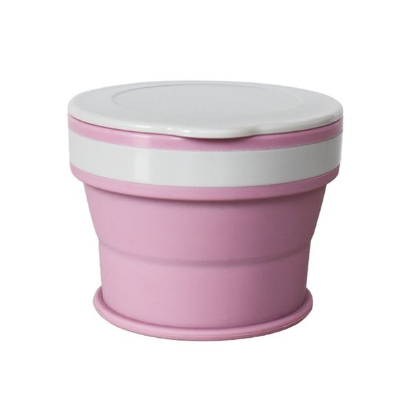 

home cup portable tea office leak proof coffee folding travel camping silicone