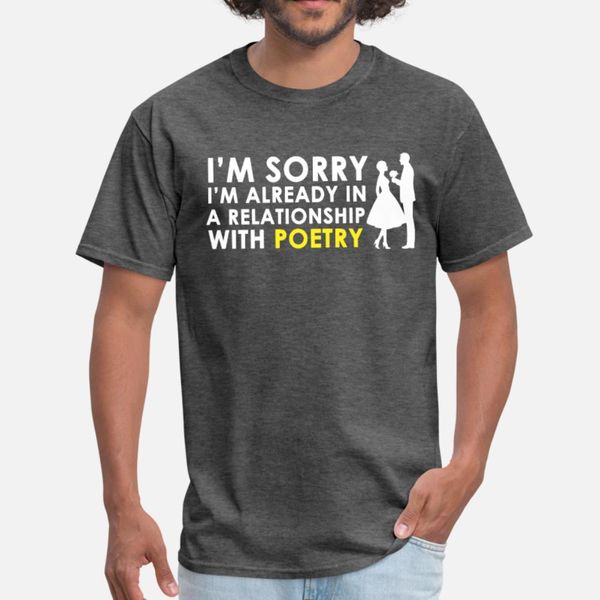 

poetry poet poem writer gift t shirt men knitted 100% cotton round collar letters graphic comical spring vintage shirt