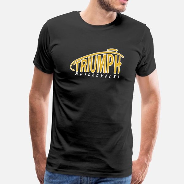 

triumph logo tank bulky95 5 t shirt men print short sleeve euro size s-3xl pattern cute authentic spring autumn trend shirt