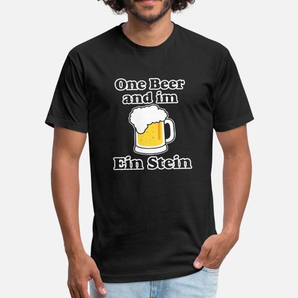 

ein stein beer t shirt men printing cotton plus size 3xl standard gift comical spring autumn standard shirt