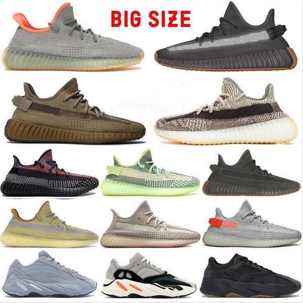 

men running shoes tail light cinder v2 designer sneaker women 700 wave runner solid grey zebra yecheil marsh kanye west reflective earth