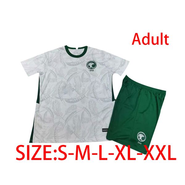 

men kids 2020 2021 saudi arabia national team soccer jersey child kits 20 21 saudi arabia eduardo botia fahad al muwallad football shirts, Black;yellow