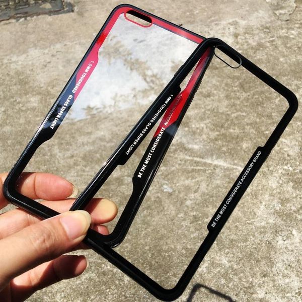 

cgjxsarmor case hybrid bumper tpu transparent pc acrylic back cover for iphone x 5 se 6 6s plus 7 8 plus galaxy s6 s6 edge s7 s7 edge 1000pc